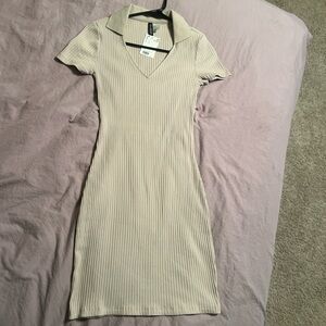 H&M Collared Mini Dress, NWT small